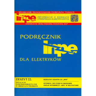 Zeszyt 22 Instalacje elektroenergetyczne w obiektach wiejskich