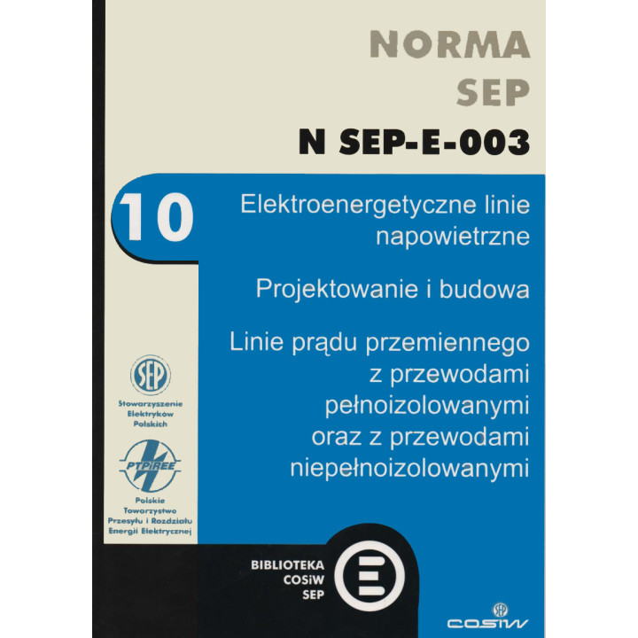 Norma N SEP-E-003 Zeszyt 10