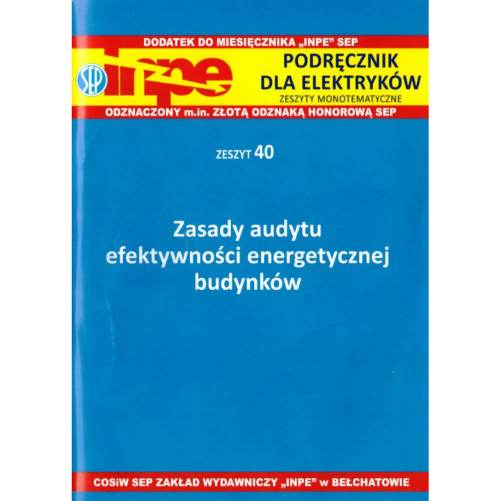 INPE 40 Zasady audytu efektywności energetycznej budynków