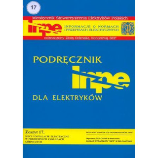 17 Sieci i instalacje elektroenergetyczne w podziemnych zakładach górniczych. Za